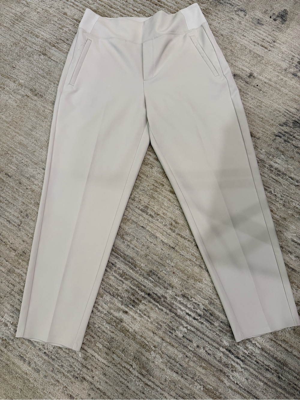 Athleta Men's Slim Stretch Dress Pants in Light Beige